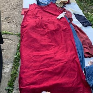 NWT Vtg Mulberry linen cotton romper dress